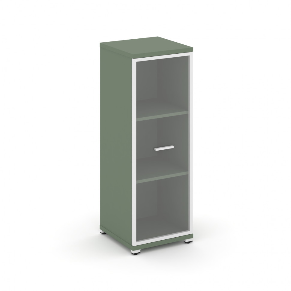 Concept Шкаф 1 узкая секция, 3 ниши CN.STU-316 RPW W Кобо/Металл Белый/Прозрачный 420*420*1186