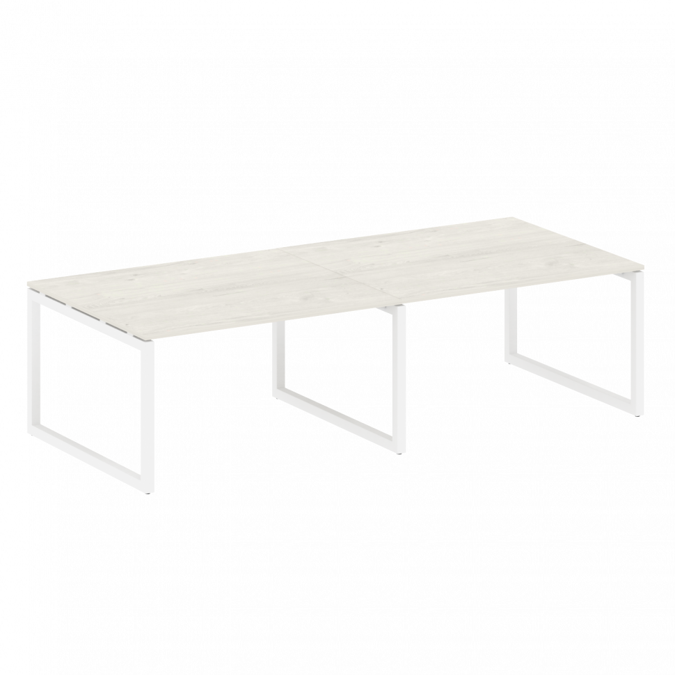 Metal System Quattro Переговорный стол (2 столешницы) на О-образном м/к 50БО.ПРГ-2.3 Дуб Наварра/Мет Metal System Quattro Переговорный стол (2 столешницы) на О-образном м/к 50БО.ПРГ-2.3 Дуб Наварра/Мет