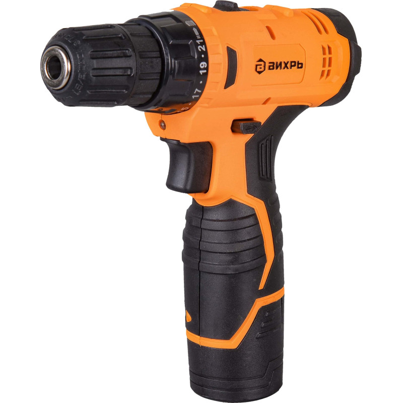Дрель-шуруповерт аккум. Вихрь ДА-12Л-2к 12В, 1.3Ач, 20Нм (72/14/7)