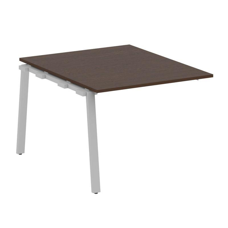 Metal System Проходной элемент перег. стола на А-образном м/к БА.ППРГ-1 Венге Цаво/Металл Серый 1000