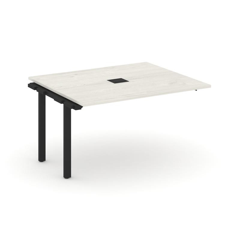 Style Project Проходной наб. элем. перег. стола SN-59P.NSPRG-032 Дуб Наварра/Металл Черный 1180*1180