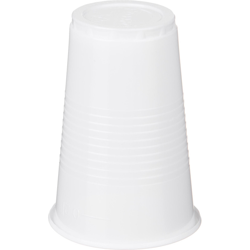 Стакан одноразовый 200мл белый, ПП, А25, 2000шт/кор