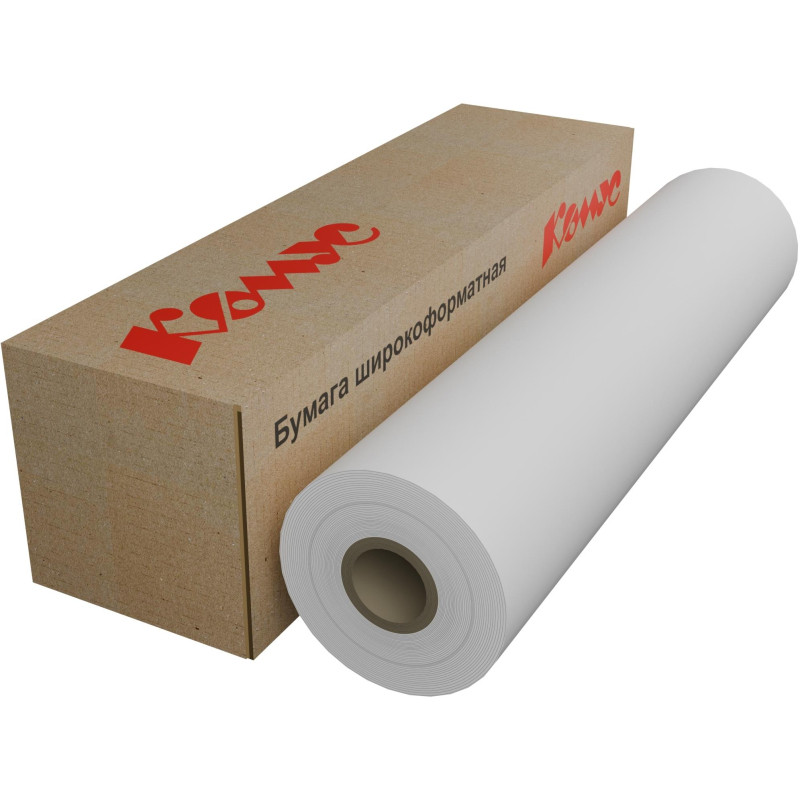 Бумага широкоформатная InkJet 80г 620ммх175м 76мм
