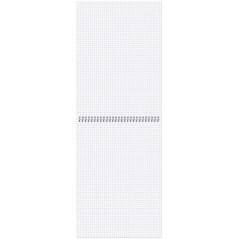 Блокнот А4,60л,клетка,метал.гребень,цв.обложка Стильный Офис 2751