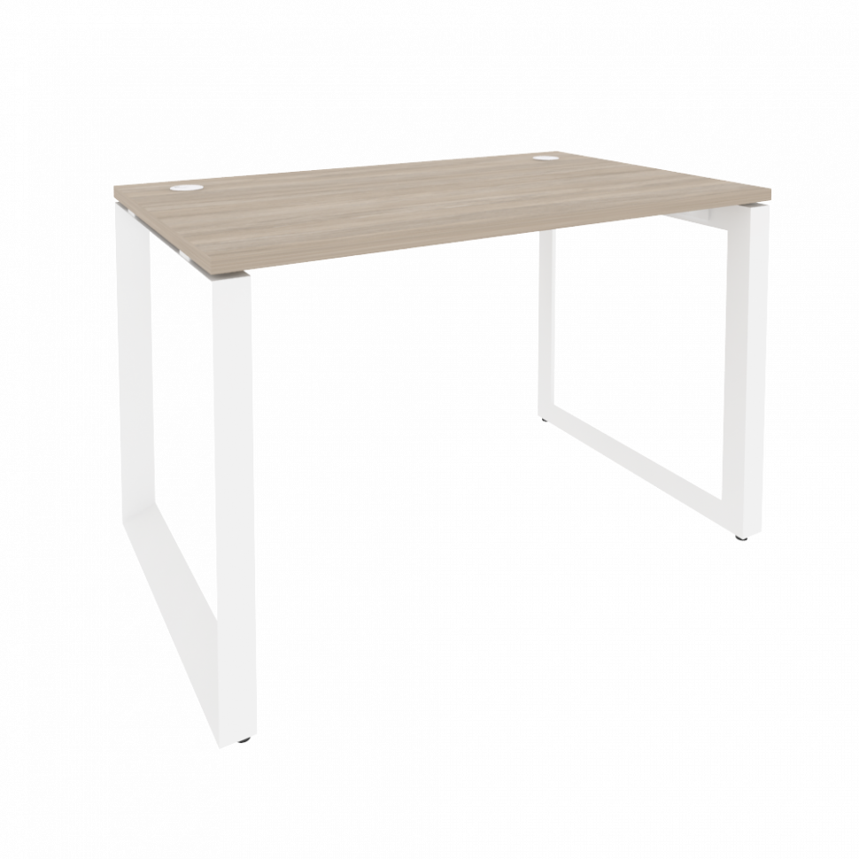 Onix Стол рабочий на О-образном м/к O.MO-SP-2.7 Дуб Аттик/Металл Белый 1180*720*750