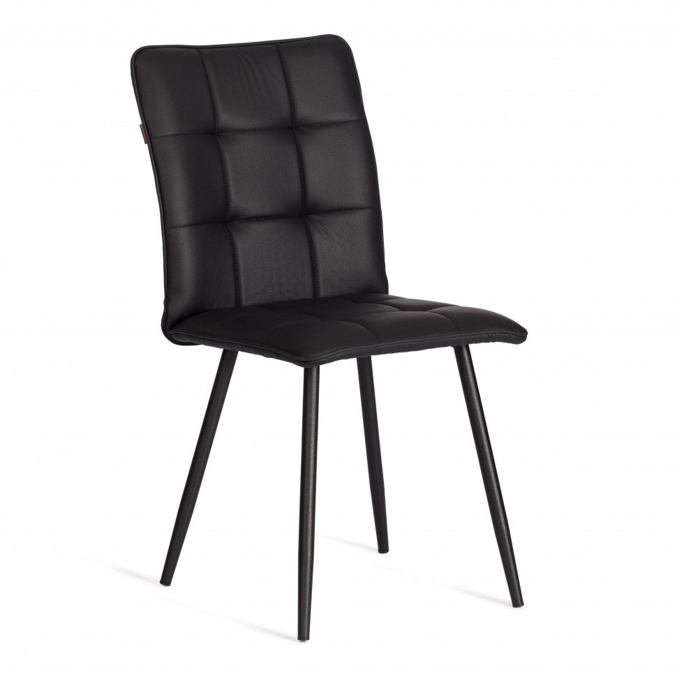 Стул обеденный Bari/Бари (2шт. в упаковке) LT, экокожа, черная, 41х55х89см
