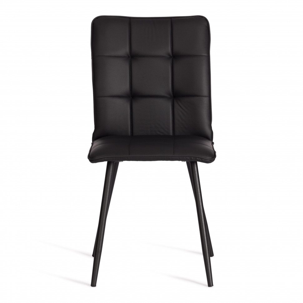 Стул обеденный Bari/Бари (2шт. в упаковке) LT, экокожа, черная, 41х55х89см