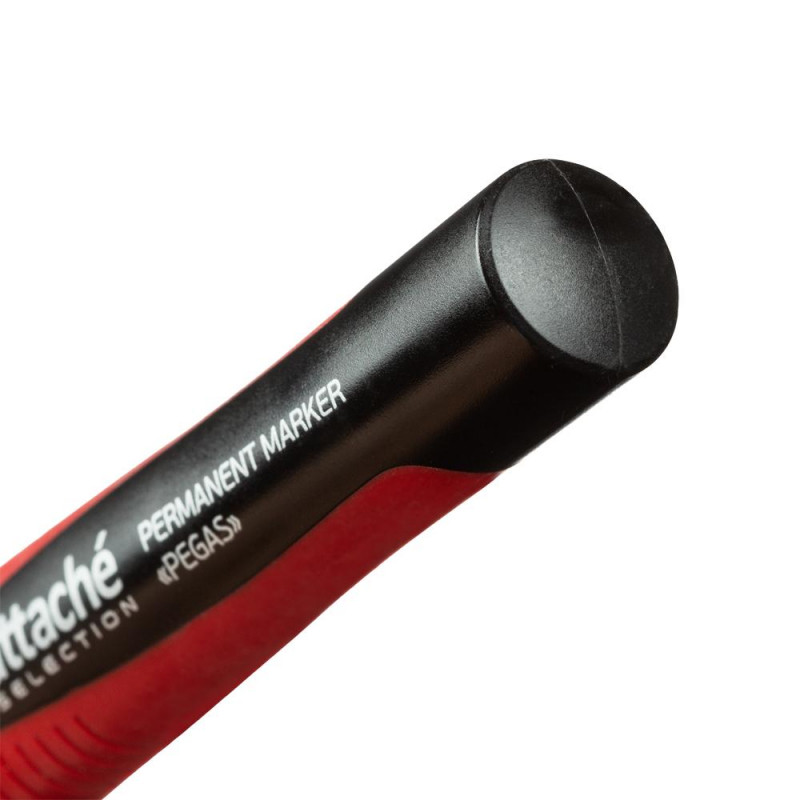 Маркер перманентный Attache Selection Pegas красный, 2-5мм