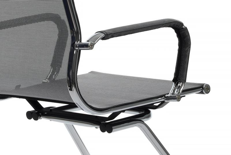 Кресло Хьюго RCH 6001-3E Серебристо-серый