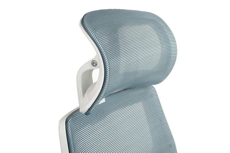 Кресло Оливер RCH W-203AC Белый пластик/Синий