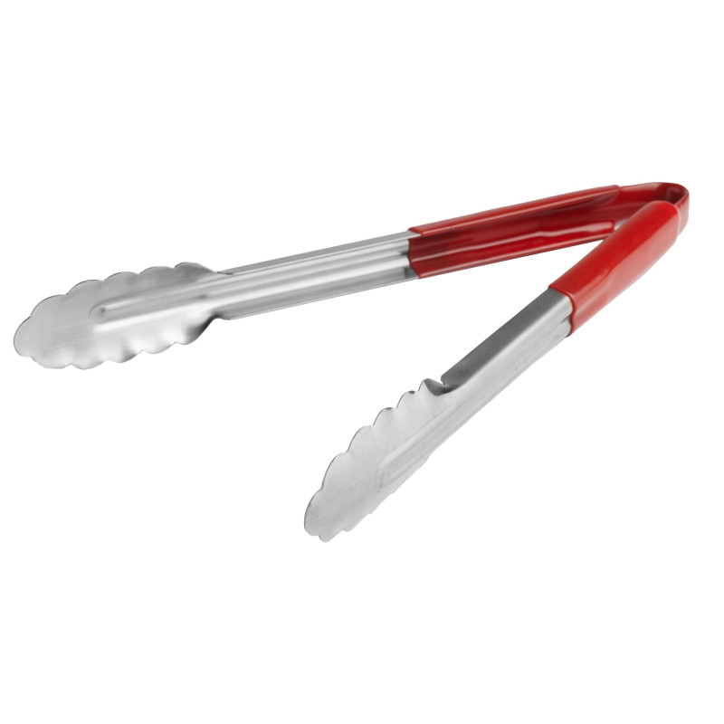 Щипцы 30 см, нерж.сталь, ручки из пластмассы,цвет красный (CP-I A 12 R 0.7) Щипцы 30 см, нерж.сталь, ручки из пластмассы,цвет красный (CP-I A 12 R 0.7)