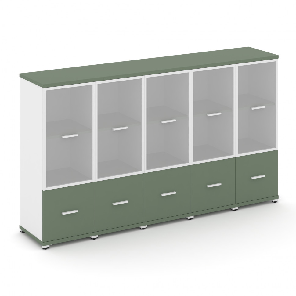 Concept Шкаф 5 узких секций, 3 ниши CN.STU-352 RMW W Кобо/Белый Бриллиант/Металл Белый/Сатин 2084*42 Concept Шкаф 5 узких секций, 3 ниши CN.STU-352 RMW W Кобо/Белый Бриллиант/Металл Белый/Сатин 2084*42