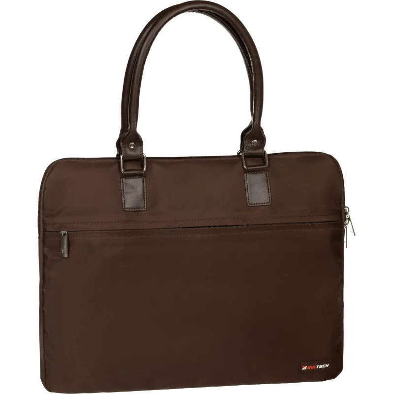 Сумка для ноутбука BigTech Bright 15.6 LB-BT-01BR, коричневый