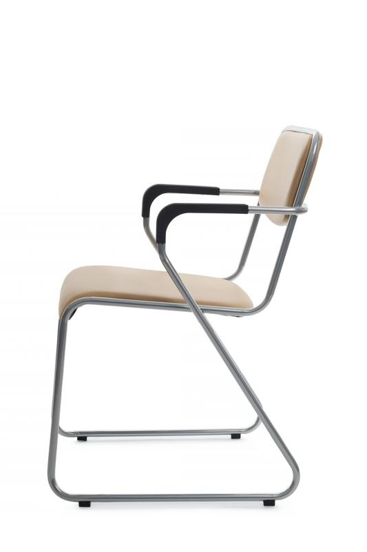 Кресло Никс Плюс RCH OMKL-04 Бежевый/Металл окрашенный Хром