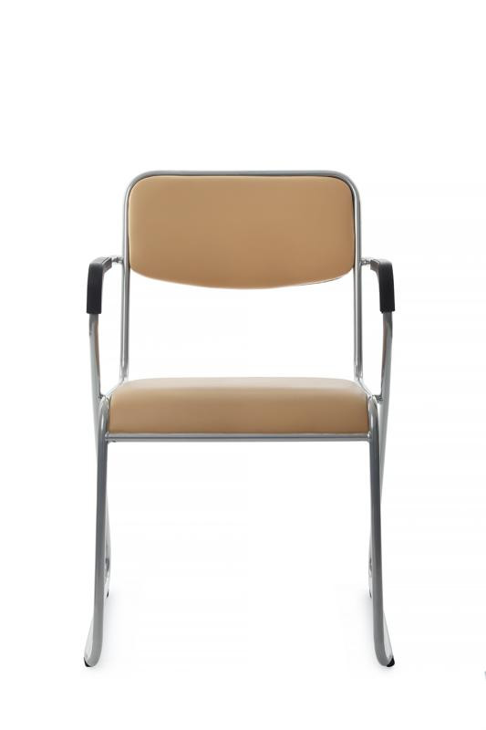 Кресло Никс Плюс RCH OMKL-04 Бежевый/Металл окрашенный Хром