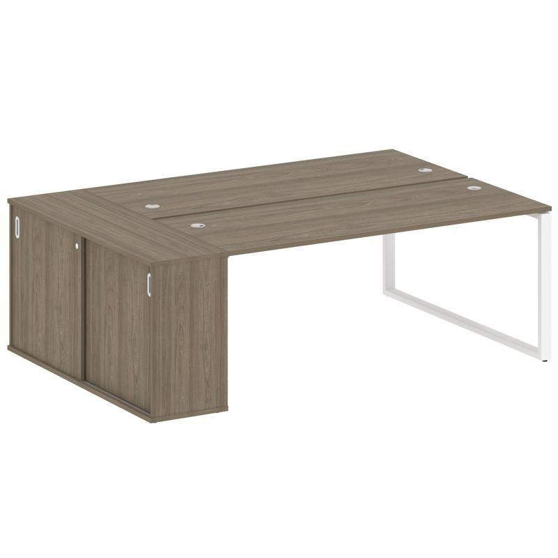 Metal System Рабочая станция с шкафом-купе на О-образном м/к БО.РС-СШК-1.5 Т Вяз Благородный/Металл Metal System Рабочая станция с шкафом-купе на О-образном м/к БО.РС-СШК-1.5 Т Вяз Благородный/Металл