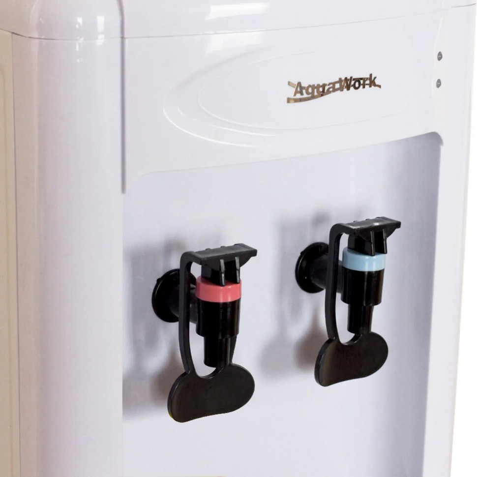 Кулер Aqua Work 0.7LDR,бело-черн,эл.охл,наж круж,СПБ,Каз,Волг,Красн лок