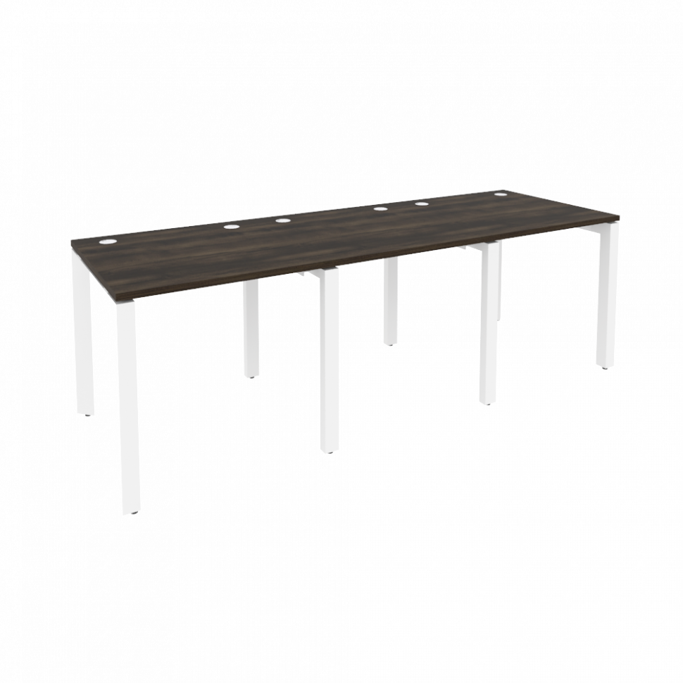 Onix Рабочая станция на П-образном м/к O.MP-RS-3.0.8 Дуб Мали/Металл Белый 2340*800*750