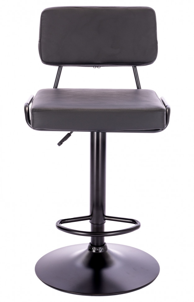 Стул барный Everprof Bit (Бит) Экокожа Черный