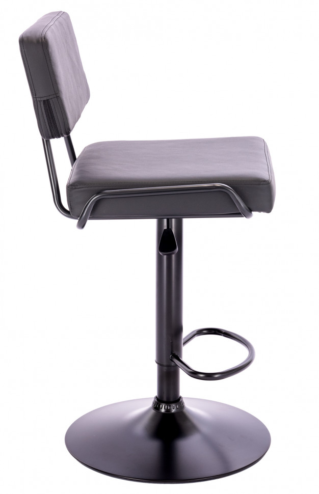 Стул барный Everprof Bit (Бит) Экокожа Черный