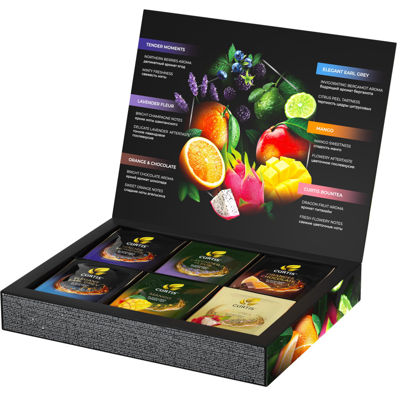 Чай Curtis ассорти Dessert Tea Collection, 30шт/уп
