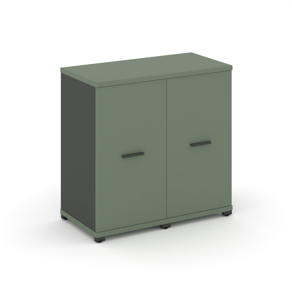 Concept Шкаф 2 узкие секции, 2 ниши CN.STU-223 A Кобо/Антрацит/Металл Антрацит 836*420*818