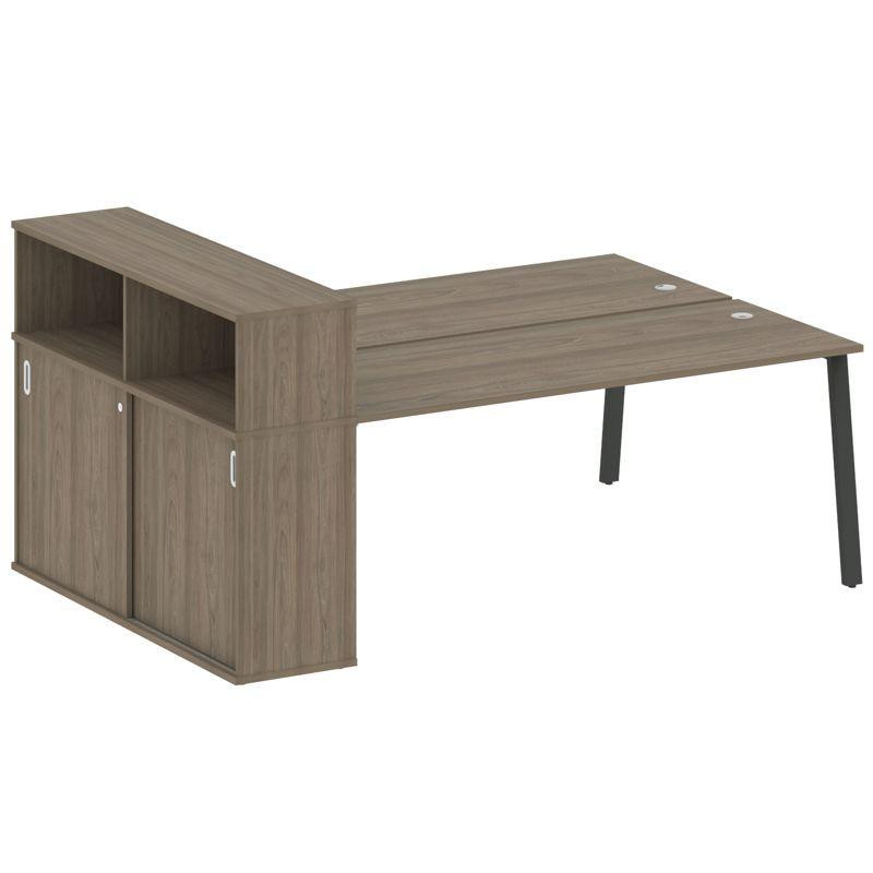 Metal System Рабочая станция с шкафом-купе на А-образном м/к БА.РС-СШК-2.5 Т Вяз Благородный/Металл Metal System Рабочая станция с шкафом-купе на А-образном м/к БА.РС-СШК-2.5 Т Вяз Благородный/Металл