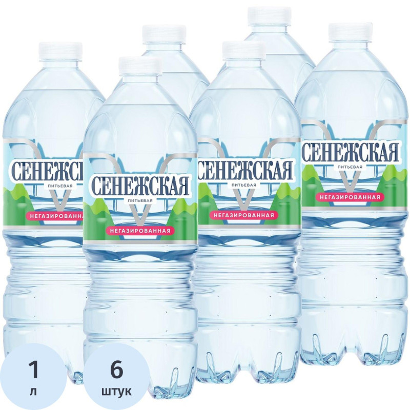Вода питьевая Сенежская негазированная пэт 1л