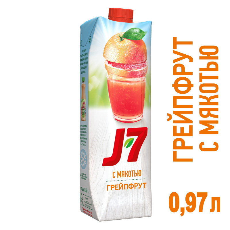 Сок J7 грейпфрут 0,97л