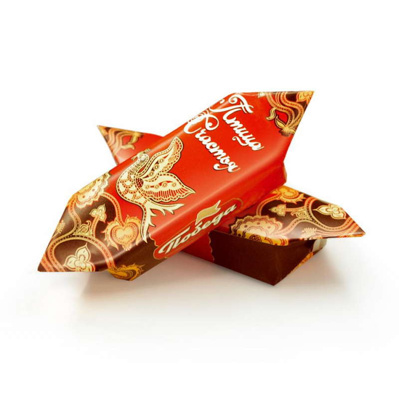 Конфеты шоколадные Птица счастья вафельные, 200г