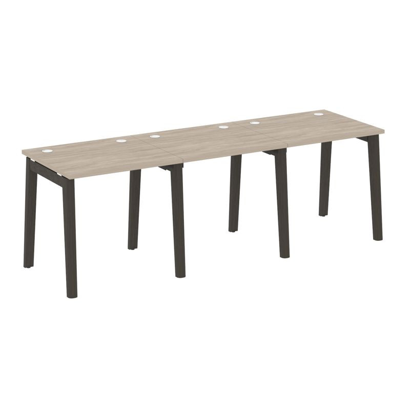 Onix Wood Рабочая станция OW.RS-3.0.7 Дуб Аттик/Дуб Темный/Металл Антрацит 2340*720*750