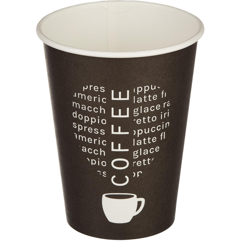 Стакан одноразовый бум односл. 300мл d-90мм SP12 love coffee (MIX) 50шт/уп