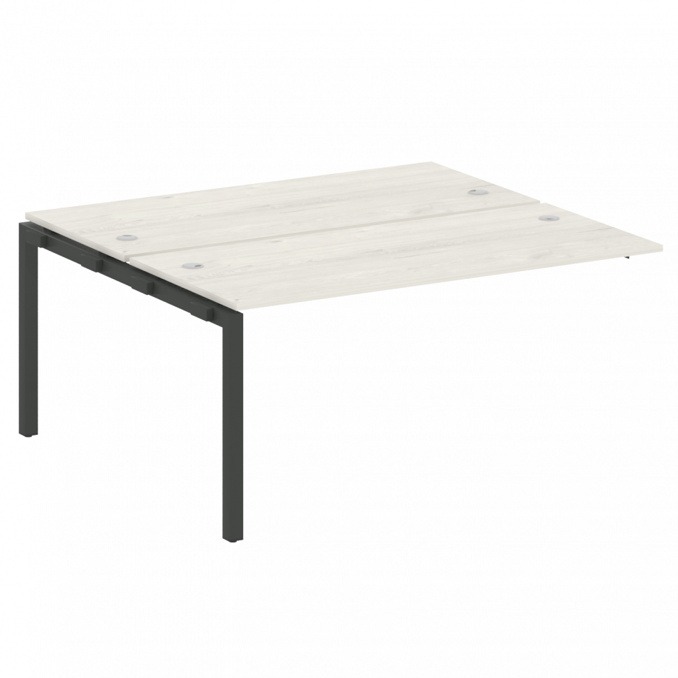 Metal System Quattro Проходной элемент рабочей станции на П-образном м/к 50БП.ПРС-СП-2.4 Дуб Наварра