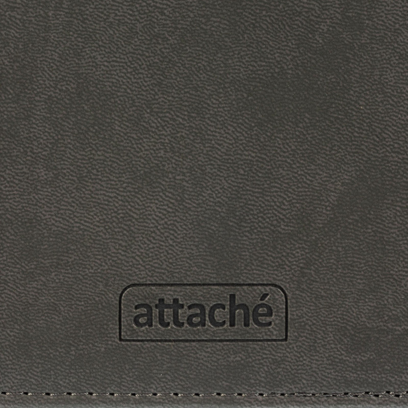 Ежедневник датированный 2026 АТТАСНЕ А5, 180л, 143х210мм, Сиам серый