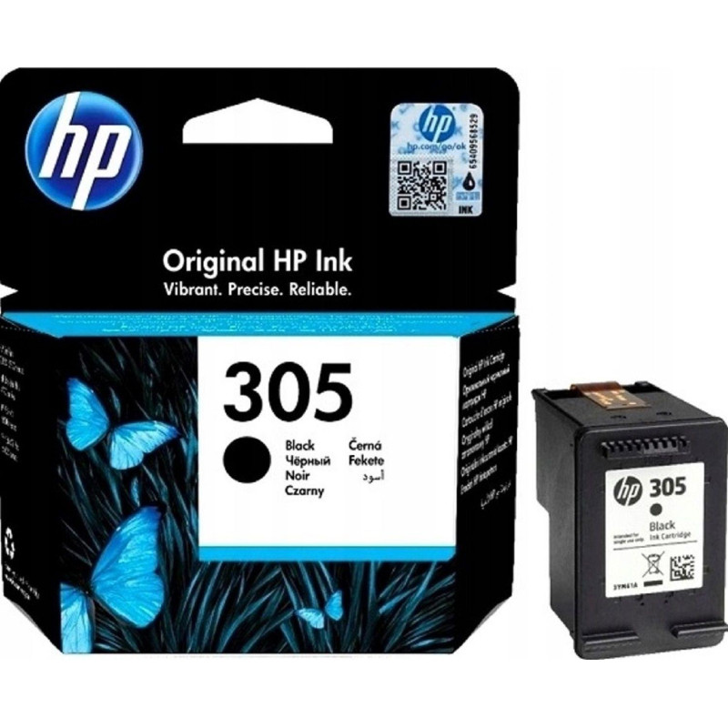 Картридж струйный HP 305 3YM61AE чер. для DJ 2320/2710/2720 Картридж струйный HP 305 3YM61AE чер. для DJ 2320/2710/2720