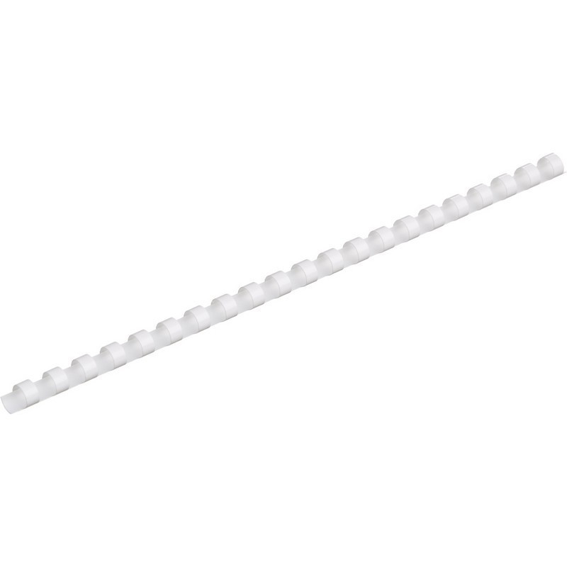 Пружины для переплета пластиковые Promega office 10мм белые 100шт/уп.