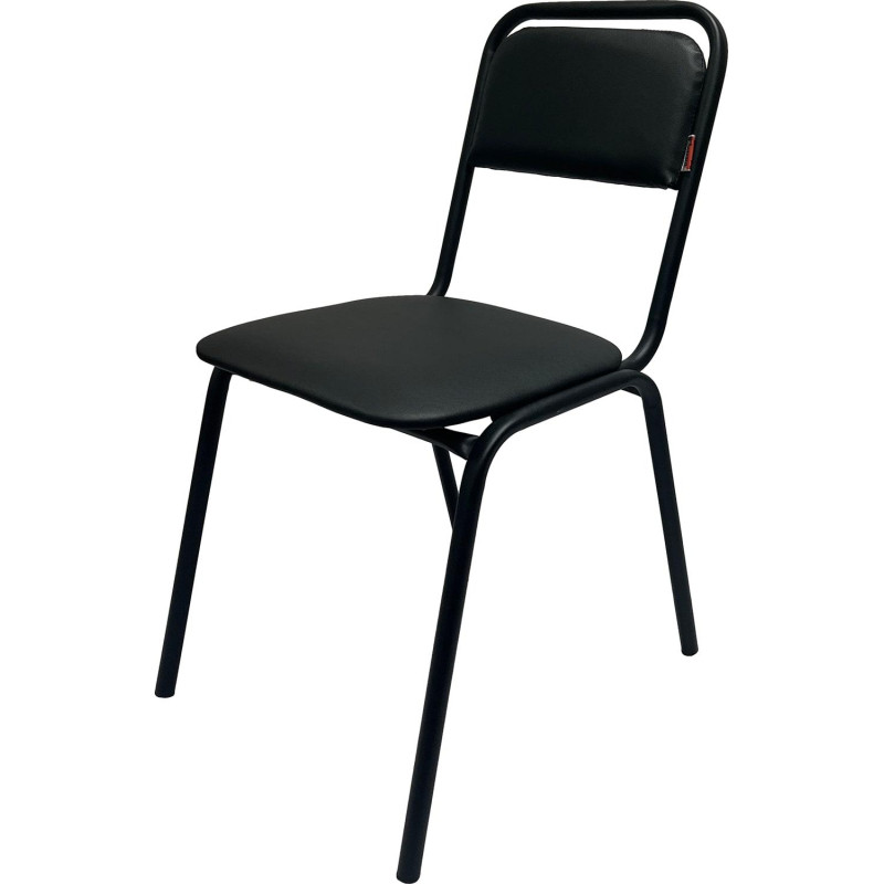 Стул КО_Echair РС42 каркас черный, к/з черный 201