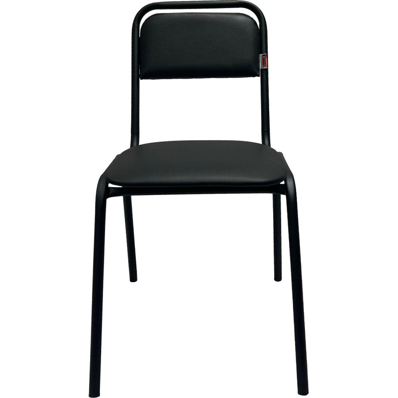 Стул КО_Echair РС42 каркас черный, к/з черный 201