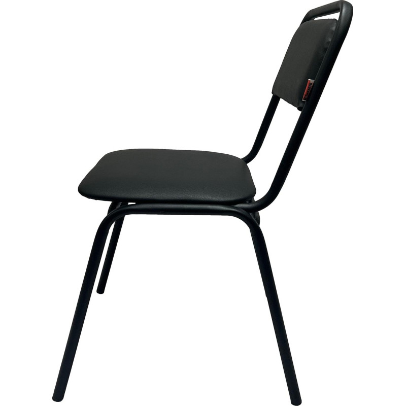Стул КО_Echair РС42 каркас черный, к/з черный 201