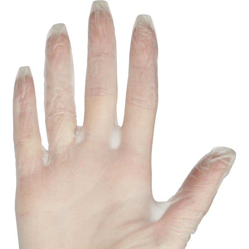 Перчатки одноразовые виниловые, н/о, прозр. Armilla (XL), 50п/уп 4гр.,ПС