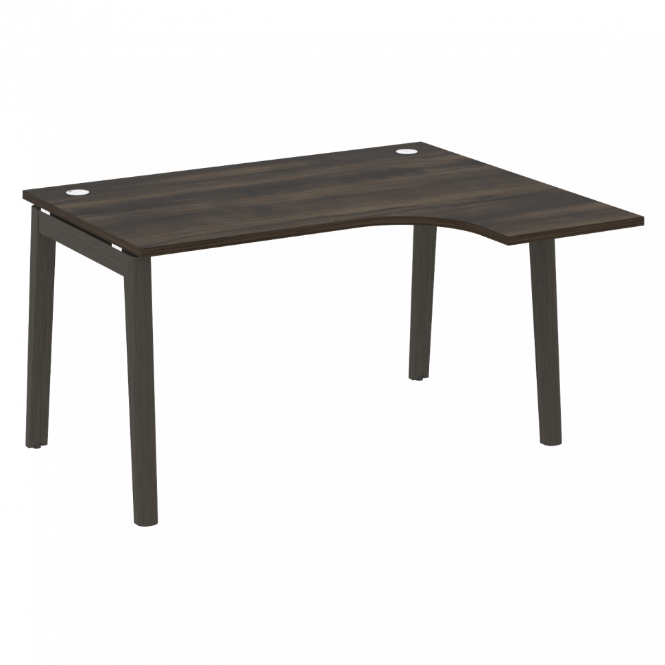 Onix Wood Стол эргономичный правый OW.SA-3 (R) Дуб Мали/Дуб Темный/Металл Антрацит 1380*1180*750 (80