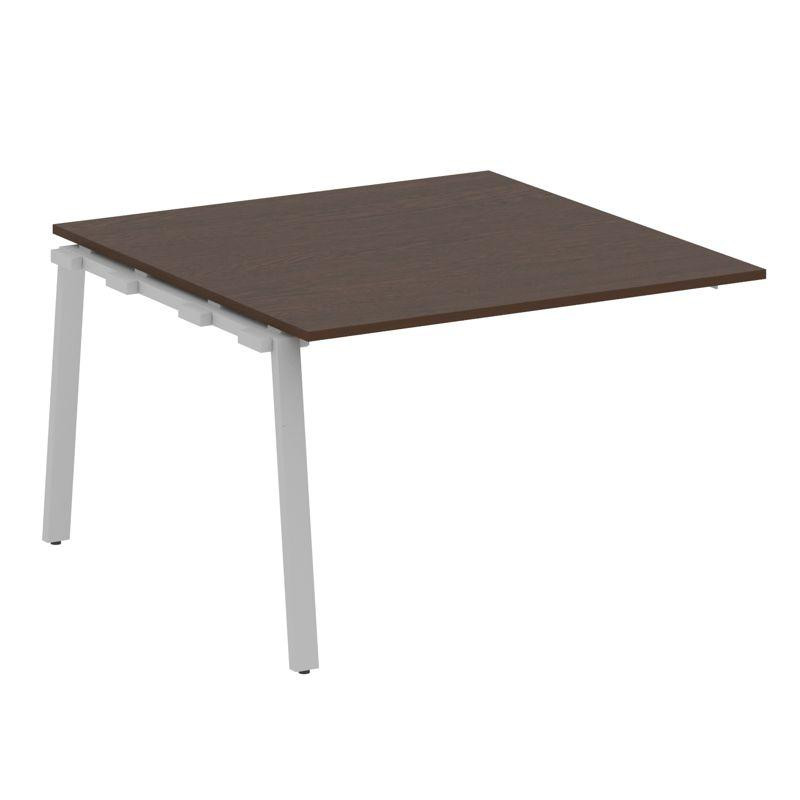 Metal System Проходной элемент перег. стола на А-образном м/к БА.ППРГ-2 Венге Цаво/Металл Серый 1200