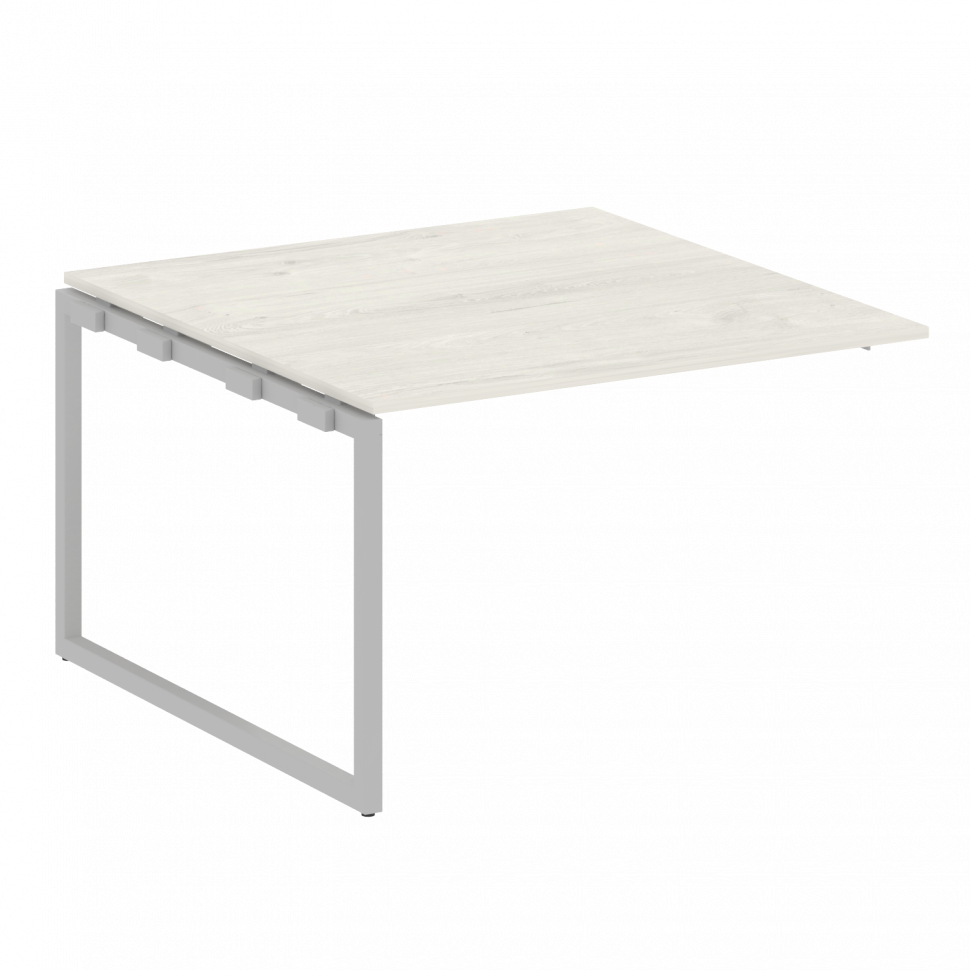 Metal System Quattro Проходной элемент перег. стола на О-образном м/к 40БО.ППРГ-2 Дуб Наварра/Металл