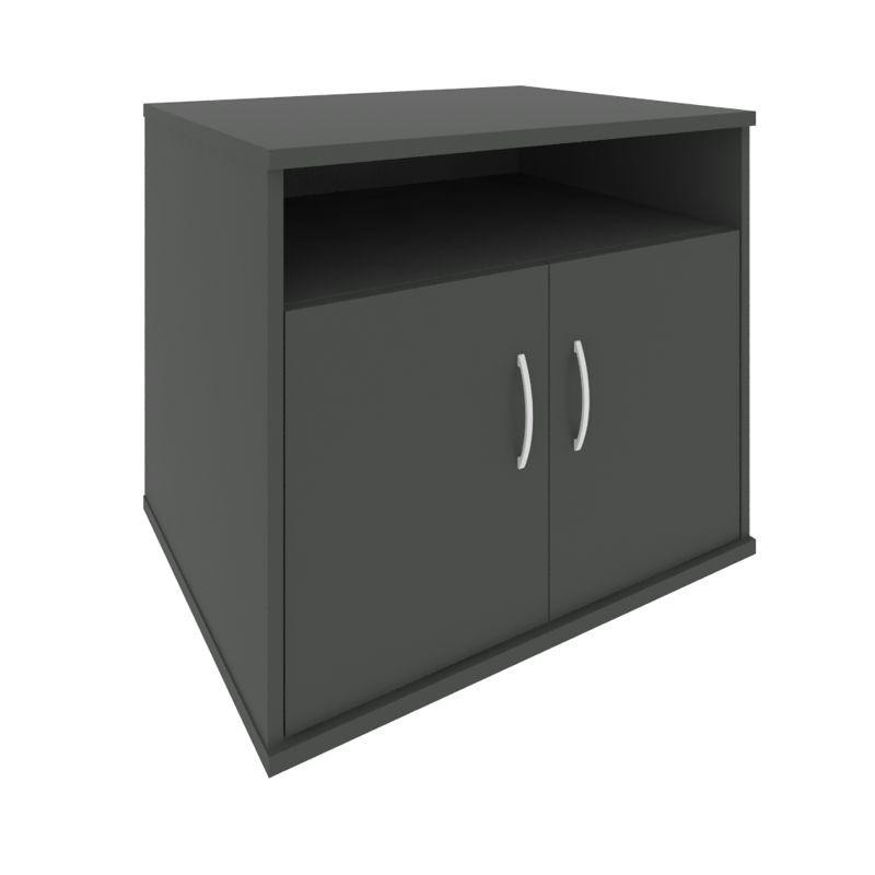 Riva Тумба сервисная, с дверьми А.ТМ-1-S Антрацит 770*600*685 Riva Тумба сервисная, с дверьми А.ТМ-1-S Антрацит 770*600*685
