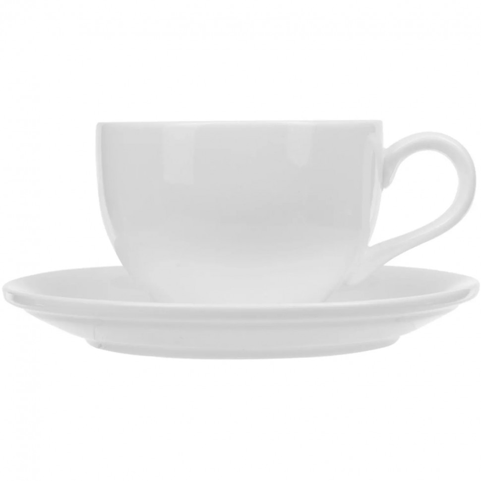 Чайная пара Chan Wave Classic 300мл фарфор, белый, фк877