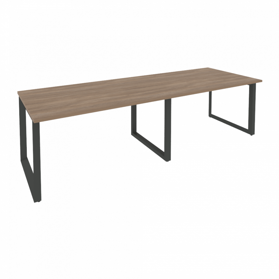 Onix Стол переговорный O.MO-PRG-2.3 Дуб Аризона/Металл Антрацит 2760*980*750