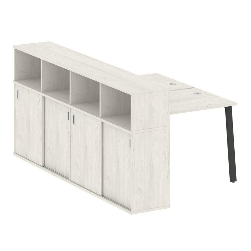 Metal System Рабочая станция с шкафом-купе на А-образном м/к БА.РС-СШК-4.1 Т Дуб Наварра/Металл Антр Metal System Рабочая станция с шкафом-купе на А-образном м/к БА.РС-СШК-4.1 Т Дуб Наварра/Металл Антр