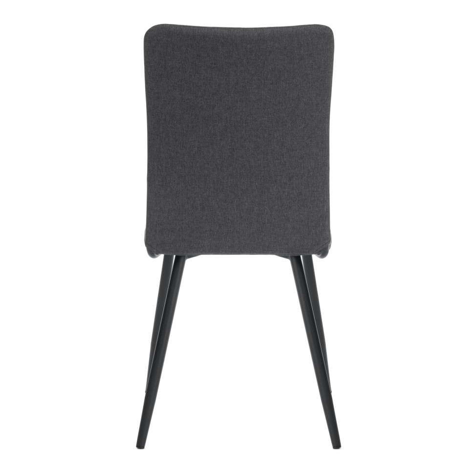Стул обеденный La Rousse (2 шт. в упаковке) NEW, ткань рогожка, тёмно-серый, F68, 45х55х93 см