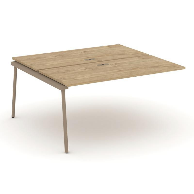 Estetica Двойной наборный элемент рабочей станциии ES.2.NRS-4-LP Тиквуд Светлый/Металл Латте 1580*15 Estetica Двойной наборный элемент рабочей станциии ES.2.NRS-4-LP Тиквуд Светлый/Металл Латте 1580*15