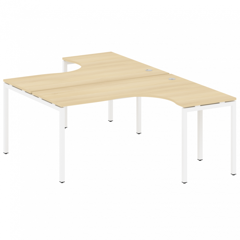 Metal System Quattro Рабочая станция криволинейная на П-образном м/к 40БП.РАС-СА-2.4 Акация Лорка/Ме Metal System Quattro Рабочая станция криволинейная на П-образном м/к 40БП.РАС-СА-2.4 Акация Лорка/Ме